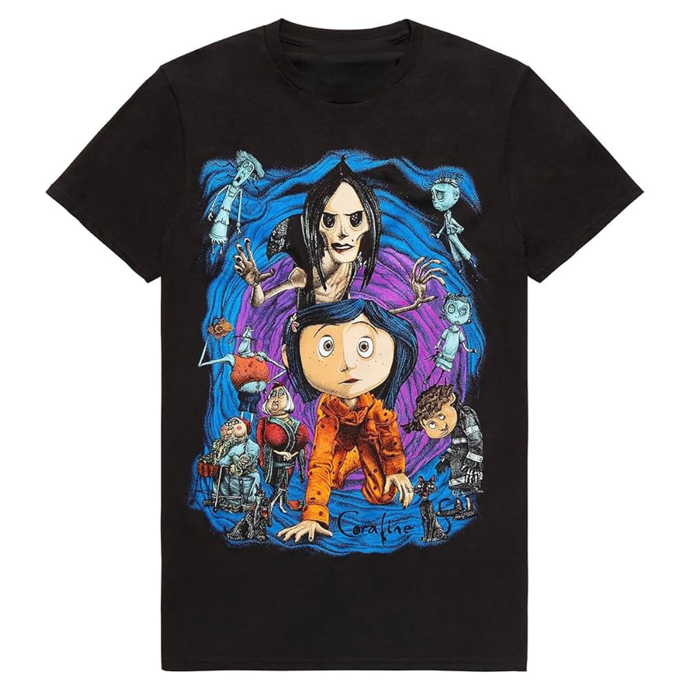 Coraline Men_s Spiral Tunnel Shirt Gift For Fan